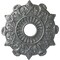 Ekena Millwork Preston Ceiling Medallion (Fits Canopies up to 4"), Hand-Painted Platinum, 17 1/2"OD x 4"ID x 1"P CM17PRPLS - alternate 1